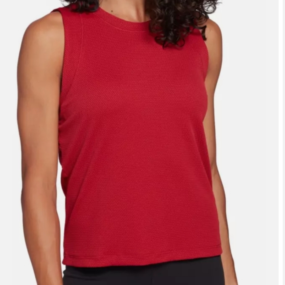 CALIA red sleeveless athletic top